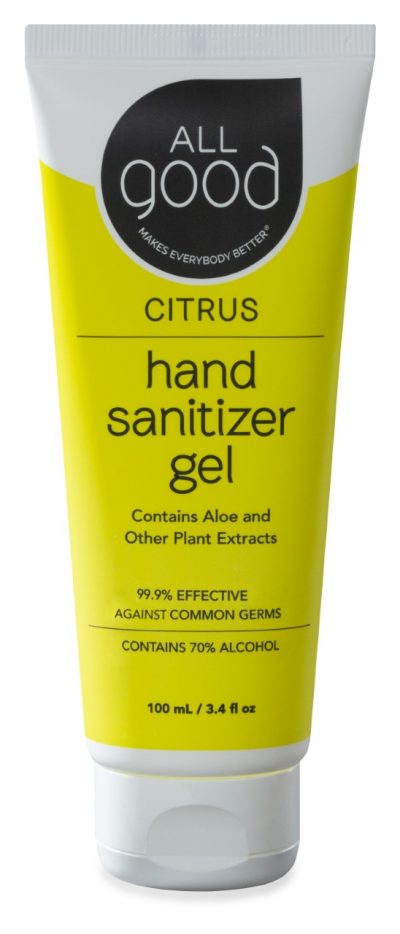 All Good Citrus Hand Sanitizer Gel from gimme the good stuff