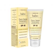 Babo Botanicals Daily Sheer Facial Sunscreen SPF 40 - Fragrance Free from gimme the good stuff