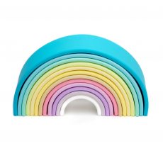 Dena Pastel Large Rainbow Silicone Toy Set from Gimm the Good Stuff