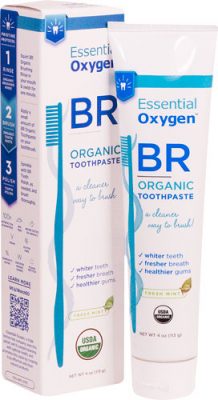 Essential Oxygen BR Organic Toothpaste from Gimme the Good Stuff