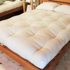 White Lotus Green Cotton & Wool Dreamton Mattress from Gimme the Good Stuff