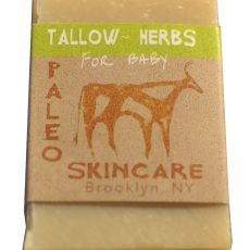 Paleo Skincare Tallow and Herb soap from Gimme the Good Stuff