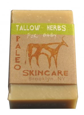 Paleo Skincare Tallow and Herb soap from Gimme the Good Stuff