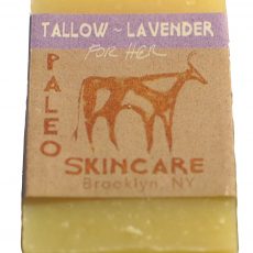 Paleo Skincare Tallow Lavender Soap from Gimme the Good Stuff