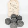 Organic Wool Dryer Balls from Gimme the Good Stuff grey