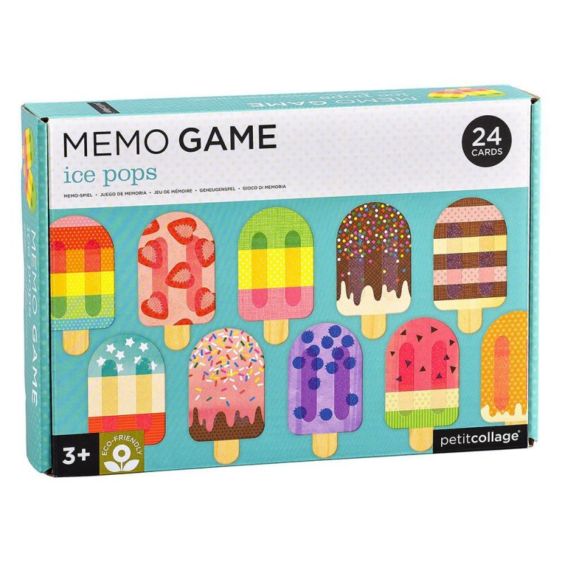 Petit Collage Ice Pops Memory Game from gimme the good stuff