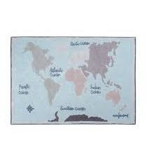 Washable Rug Vintage Map