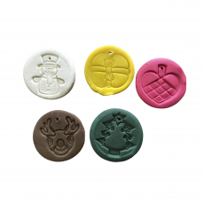 Ailefo Organic Modeling Clay - Holiday Colors from Gimme the Good Stuff 001