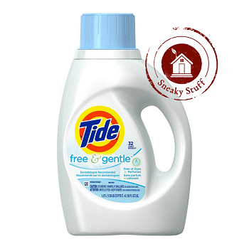 Tide Free and Gentle Laundry Detergent from Gimme the Good Stuff